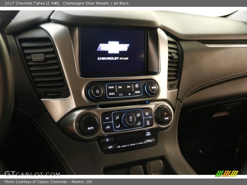 Champagne Silver Metallic / Jet Black 2017 Chevrolet Tahoe LS 4WD