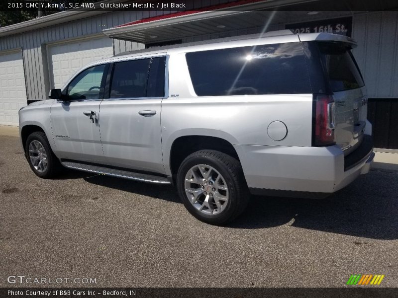 Quicksilver Metallic / Jet Black 2015 GMC Yukon XL SLE 4WD