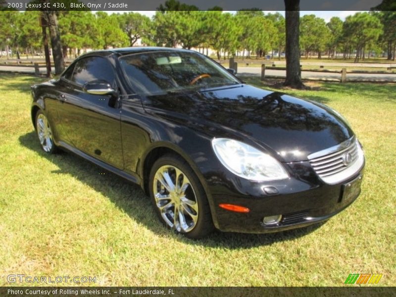 Black Onyx / Saddle 2003 Lexus SC 430