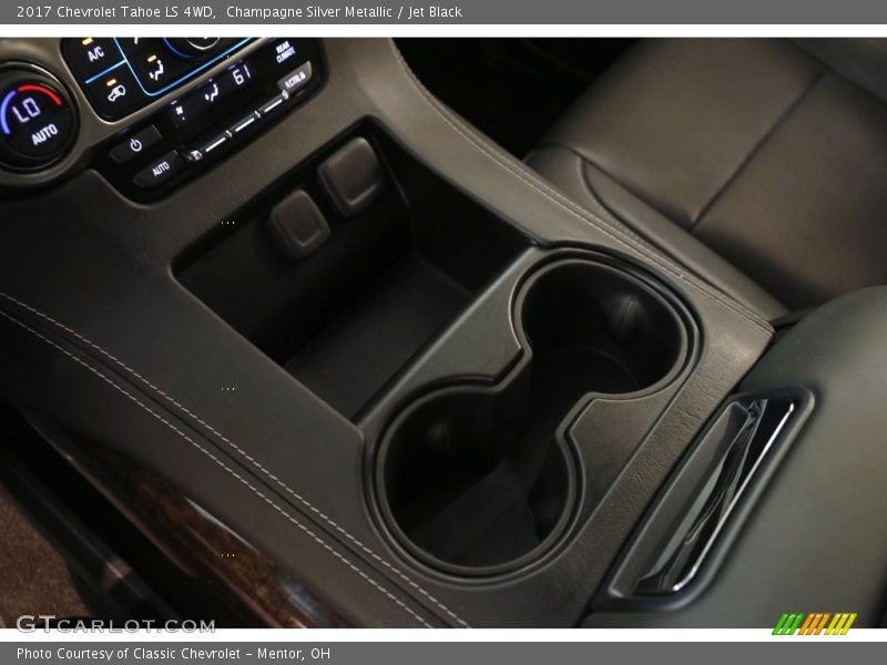Champagne Silver Metallic / Jet Black 2017 Chevrolet Tahoe LS 4WD