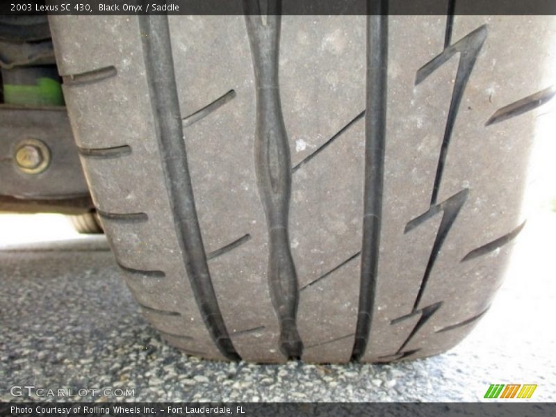 Black Onyx / Saddle 2003 Lexus SC 430