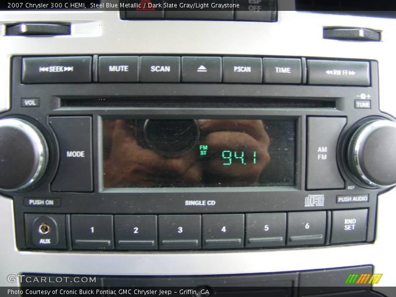 Steel Blue Metallic / Dark Slate Gray/Light Graystone 2007 Chrysler 300 C HEMI