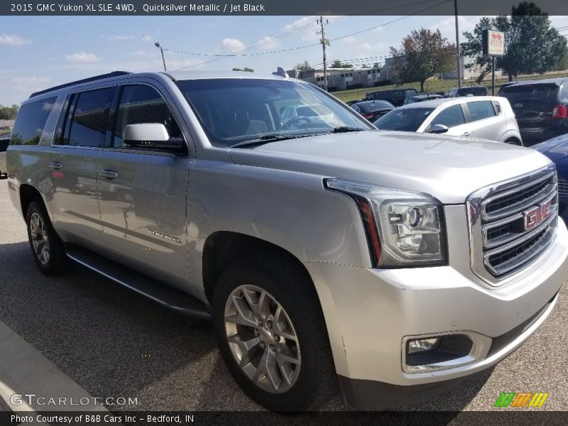 Quicksilver Metallic / Jet Black 2015 GMC Yukon XL SLE 4WD