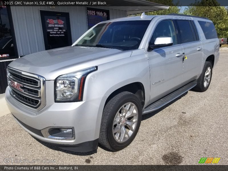 Quicksilver Metallic / Jet Black 2015 GMC Yukon XL SLE 4WD