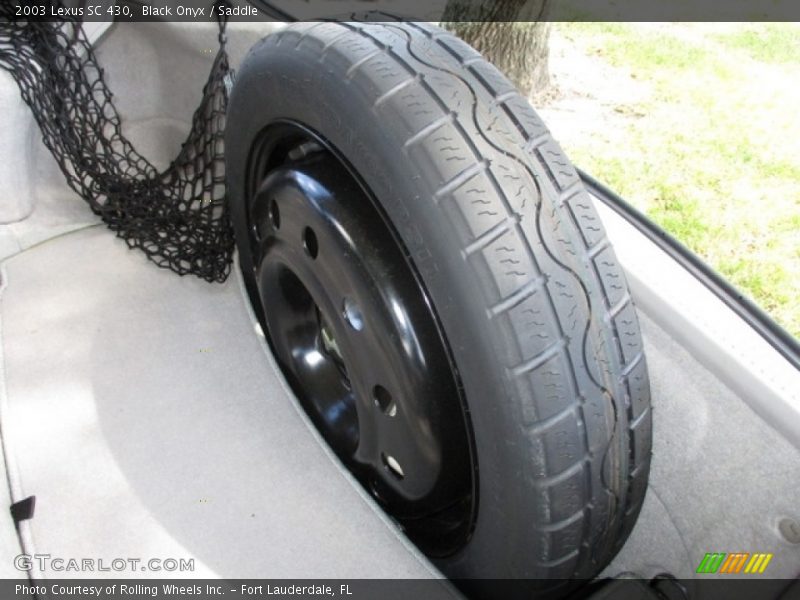 Black Onyx / Saddle 2003 Lexus SC 430
