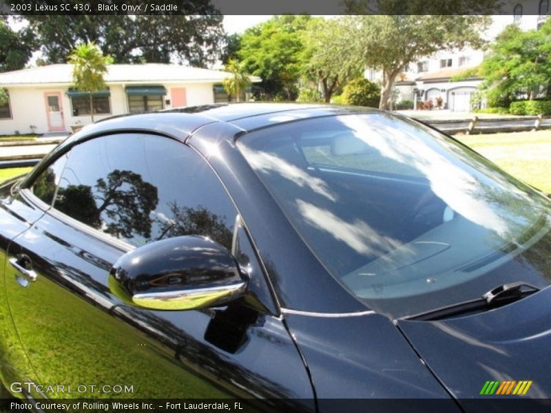 Black Onyx / Saddle 2003 Lexus SC 430