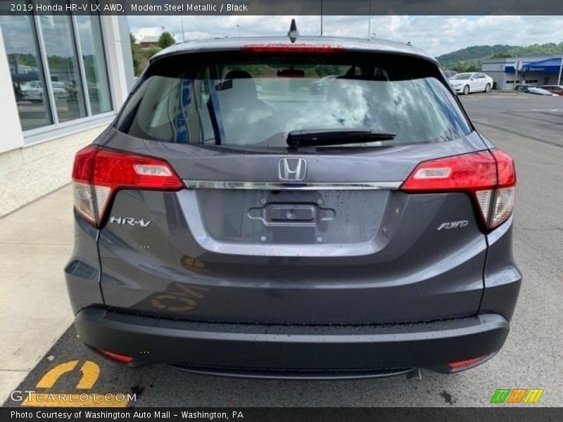 Modern Steel Metallic / Black 2019 Honda HR-V LX AWD