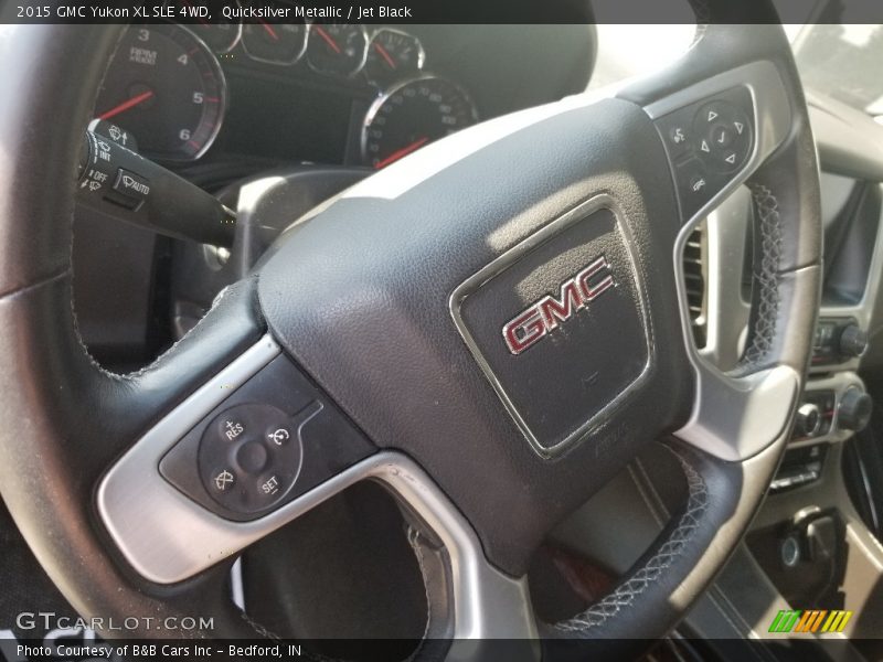 Quicksilver Metallic / Jet Black 2015 GMC Yukon XL SLE 4WD