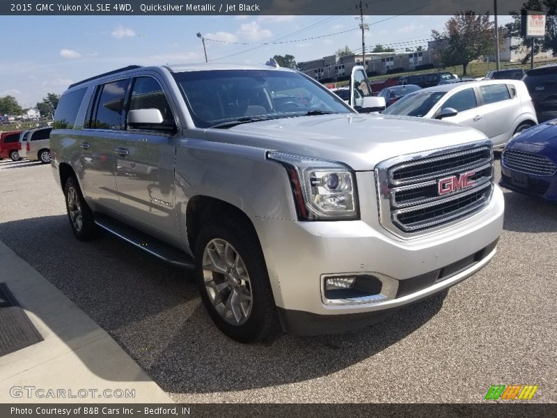 Quicksilver Metallic / Jet Black 2015 GMC Yukon XL SLE 4WD