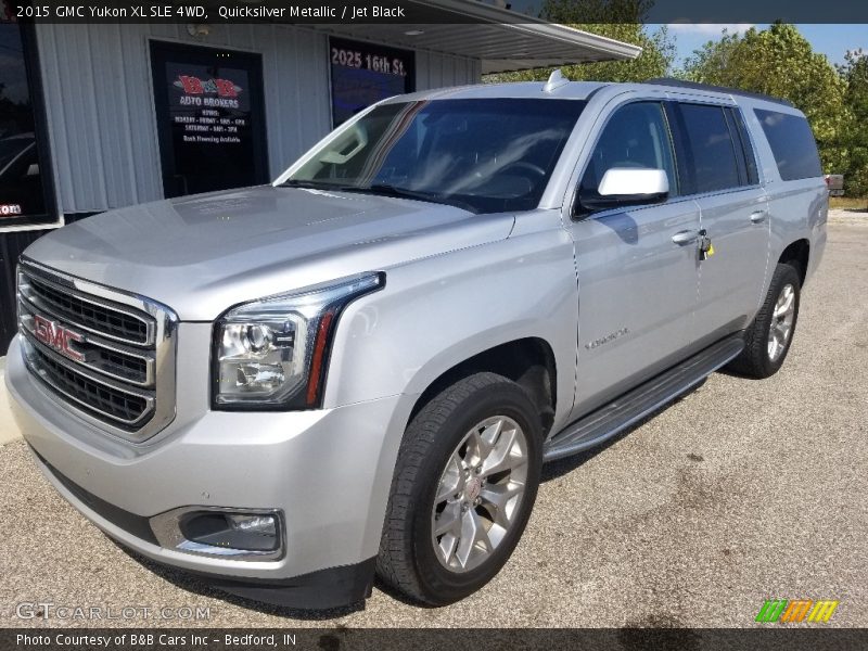 Quicksilver Metallic / Jet Black 2015 GMC Yukon XL SLE 4WD