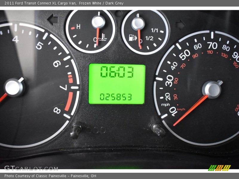 Frozen White / Dark Grey 2011 Ford Transit Connect XL Cargo Van