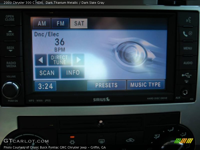 Dark Titanium Metallic / Dark Slate Gray 2009 Chrysler 300 C HEMI