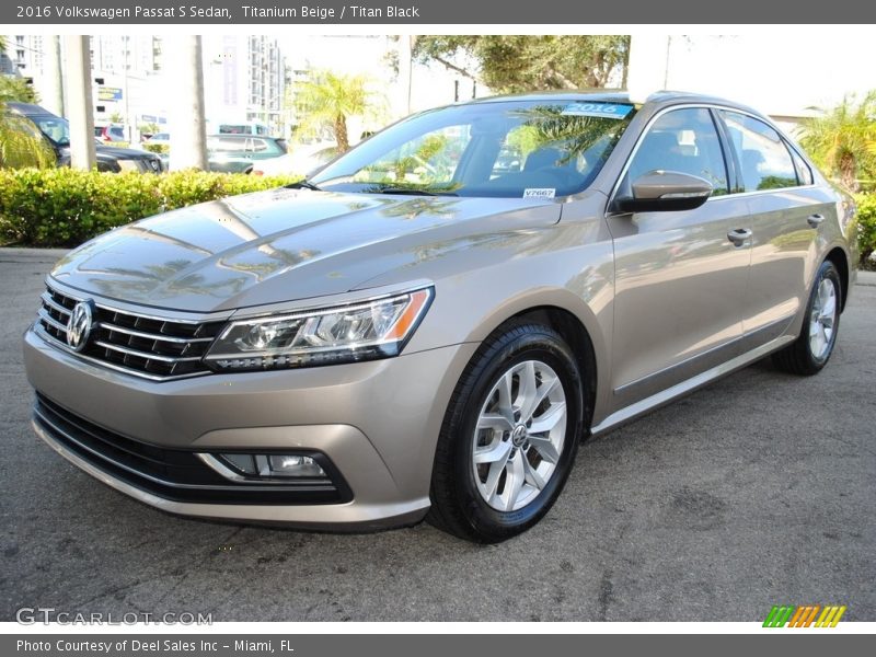 Titanium Beige / Titan Black 2016 Volkswagen Passat S Sedan