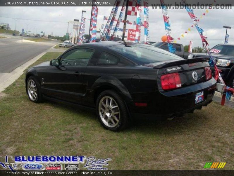 Black / Black/Black 2009 Ford Mustang Shelby GT500 Coupe