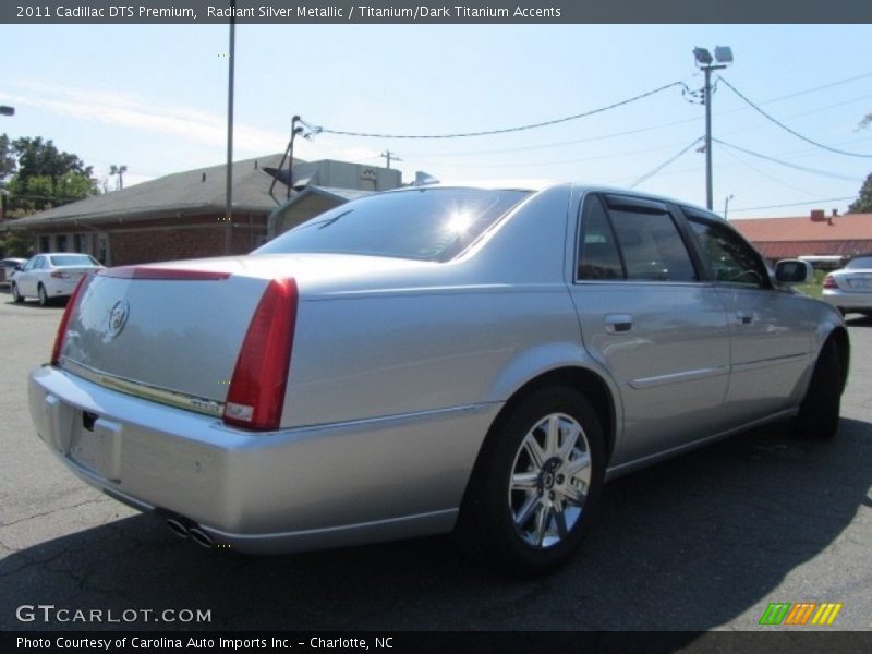 Radiant Silver Metallic / Titanium/Dark Titanium Accents 2011 Cadillac DTS Premium