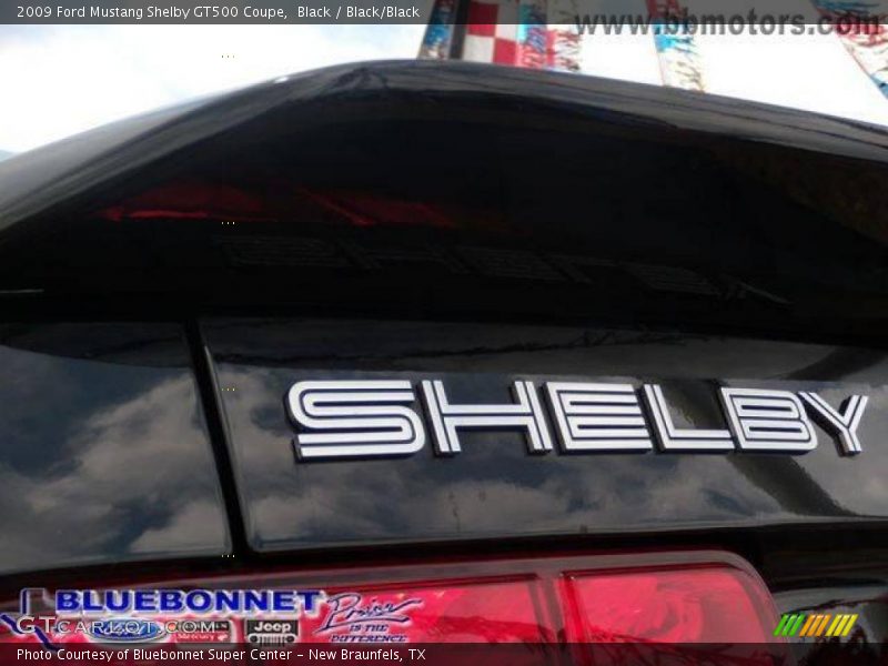 Black / Black/Black 2009 Ford Mustang Shelby GT500 Coupe