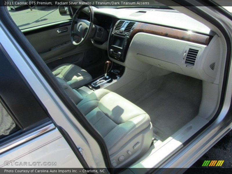 Radiant Silver Metallic / Titanium/Dark Titanium Accents 2011 Cadillac DTS Premium