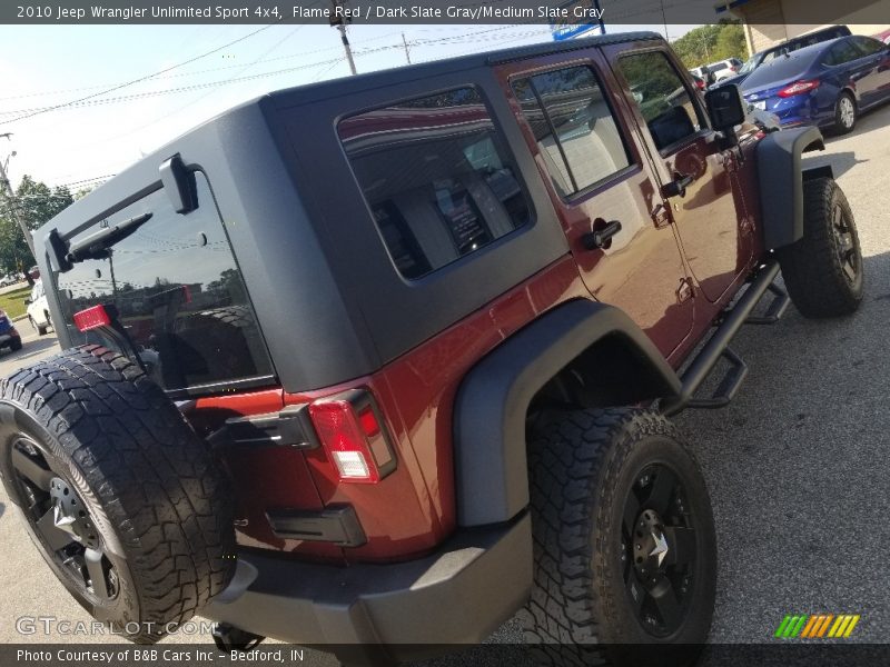 Flame Red / Dark Slate Gray/Medium Slate Gray 2010 Jeep Wrangler Unlimited Sport 4x4