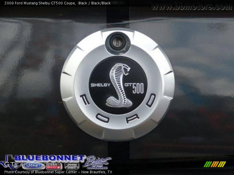 Black / Black/Black 2009 Ford Mustang Shelby GT500 Coupe