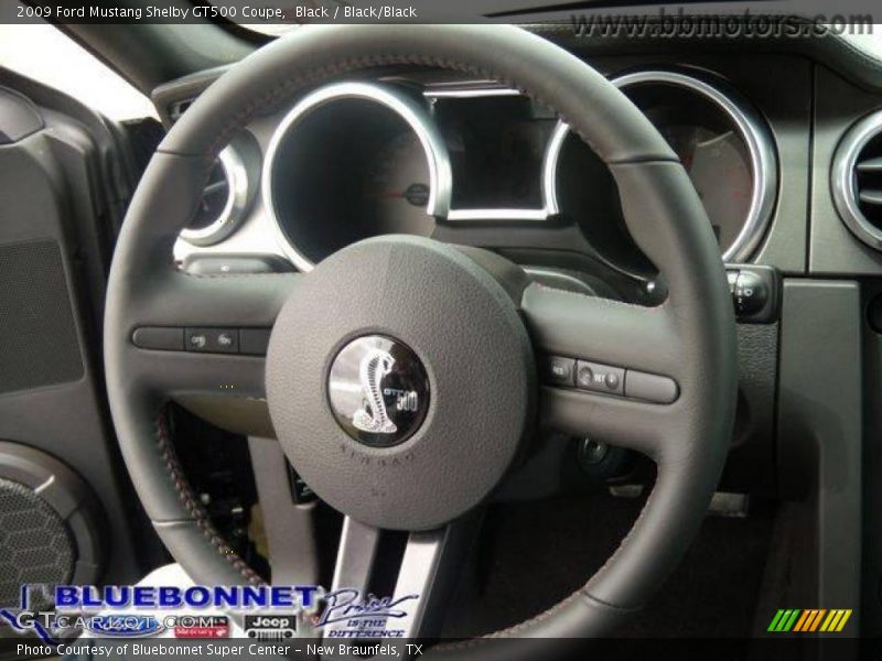 Black / Black/Black 2009 Ford Mustang Shelby GT500 Coupe