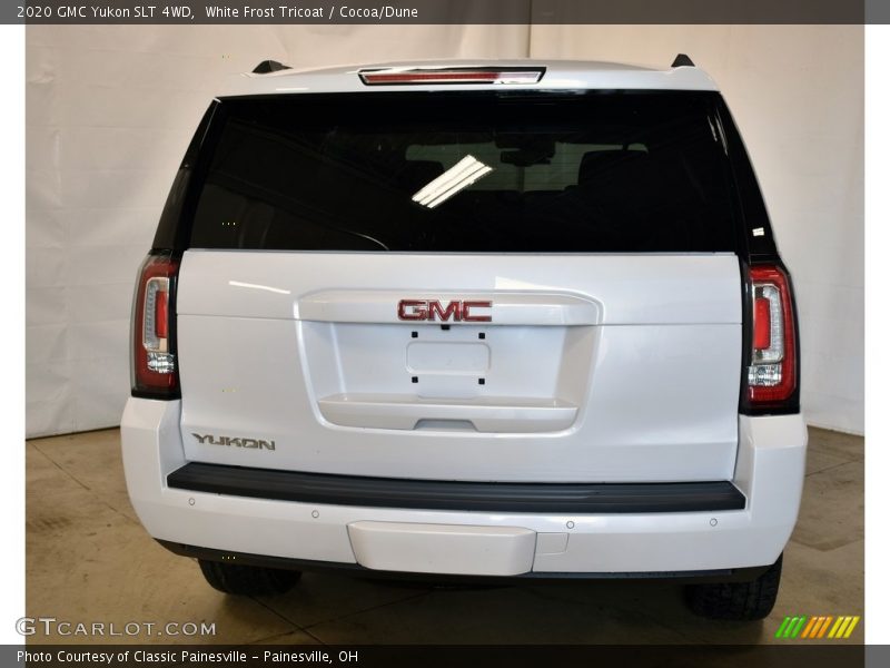 White Frost Tricoat / Cocoa/Dune 2020 GMC Yukon SLT 4WD
