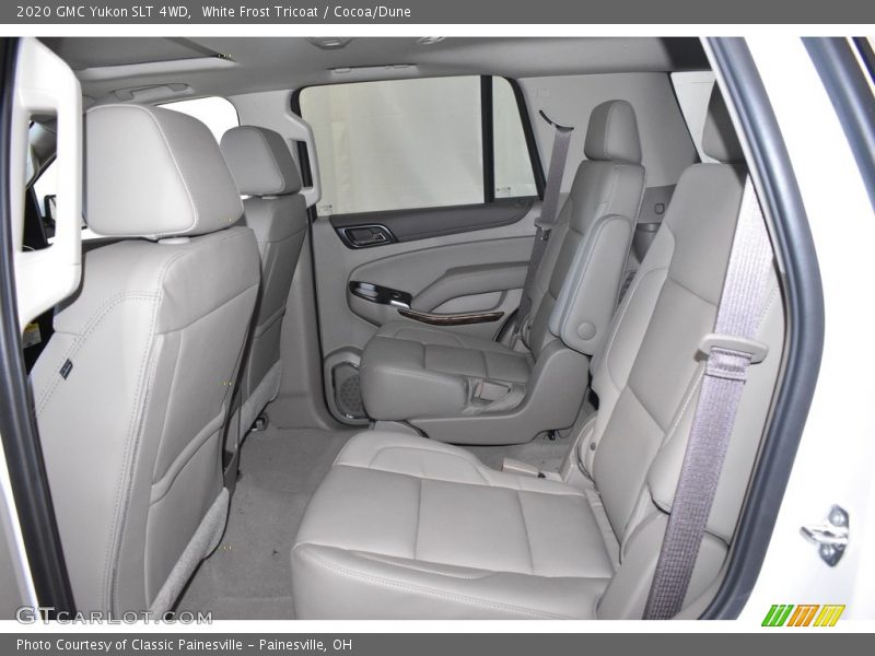 White Frost Tricoat / Cocoa/Dune 2020 GMC Yukon SLT 4WD