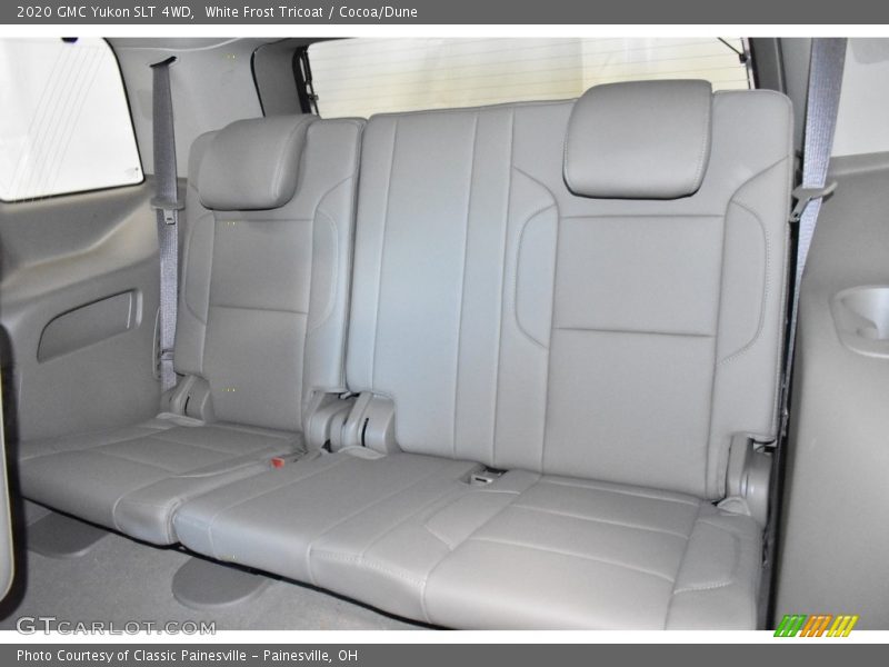 White Frost Tricoat / Cocoa/Dune 2020 GMC Yukon SLT 4WD