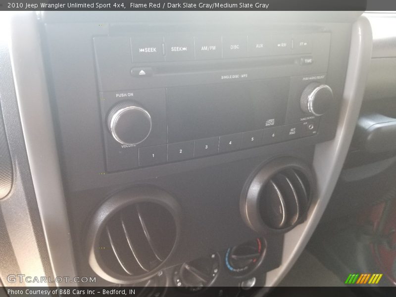 Flame Red / Dark Slate Gray/Medium Slate Gray 2010 Jeep Wrangler Unlimited Sport 4x4