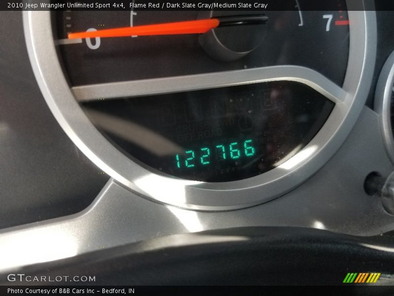 Flame Red / Dark Slate Gray/Medium Slate Gray 2010 Jeep Wrangler Unlimited Sport 4x4