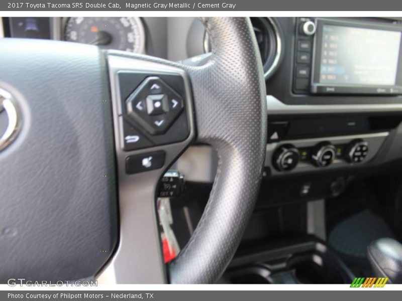 Magnetic Gray Metallic / Cement Gray 2017 Toyota Tacoma SR5 Double Cab