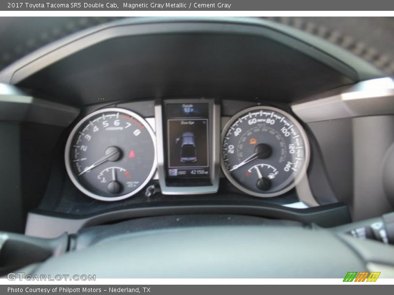 Magnetic Gray Metallic / Cement Gray 2017 Toyota Tacoma SR5 Double Cab