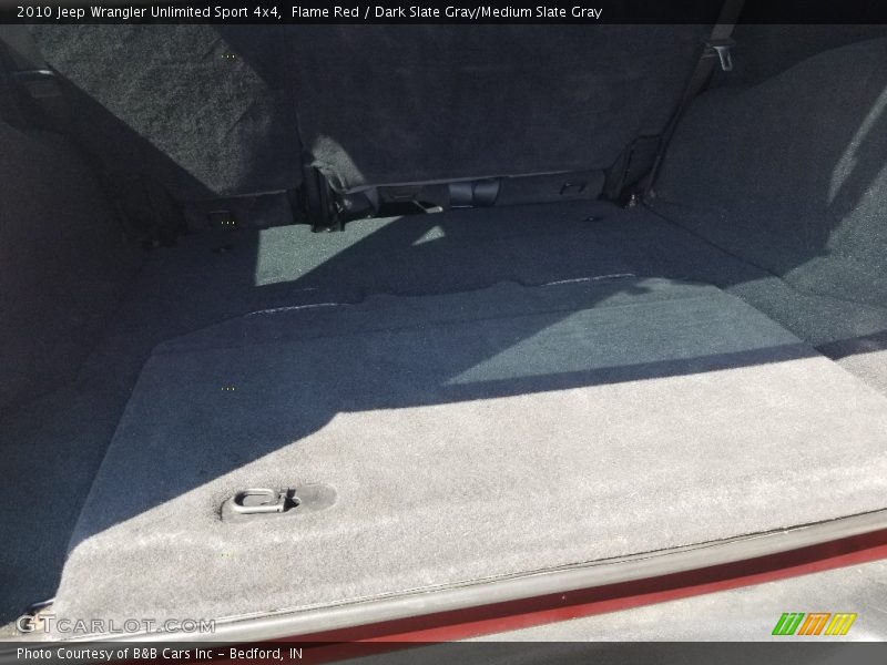 Flame Red / Dark Slate Gray/Medium Slate Gray 2010 Jeep Wrangler Unlimited Sport 4x4