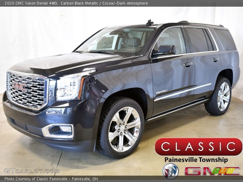 Carbon Black Metallic / Cocoa/­Dark Atmosphere 2020 GMC Yukon Denali 4WD