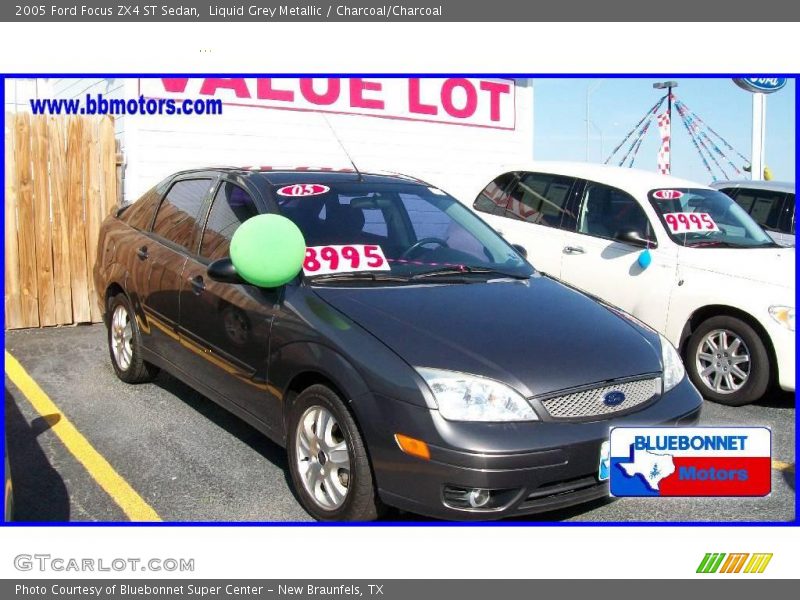Liquid Grey Metallic / Charcoal/Charcoal 2005 Ford Focus ZX4 ST Sedan