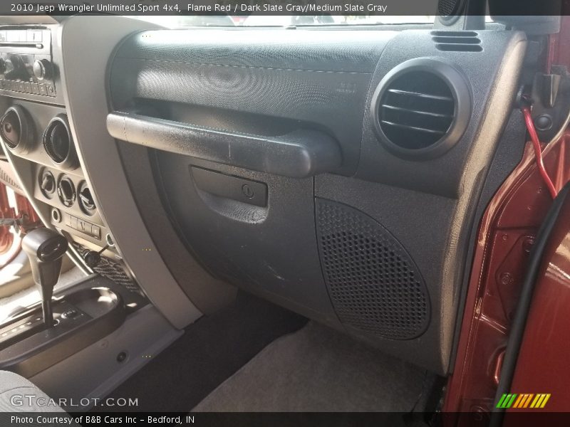 Flame Red / Dark Slate Gray/Medium Slate Gray 2010 Jeep Wrangler Unlimited Sport 4x4