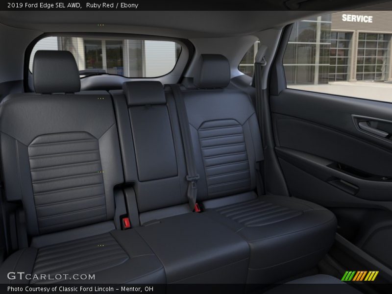 Ruby Red / Ebony 2019 Ford Edge SEL AWD
