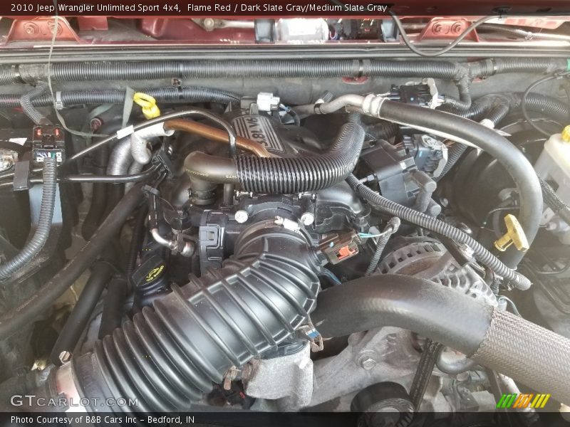 Flame Red / Dark Slate Gray/Medium Slate Gray 2010 Jeep Wrangler Unlimited Sport 4x4