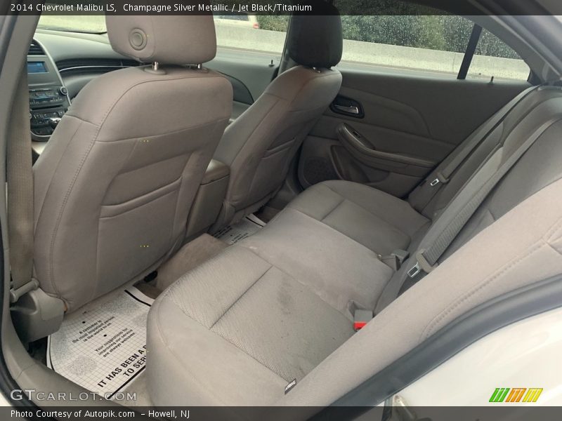 Champagne Silver Metallic / Jet Black/Titanium 2014 Chevrolet Malibu LS