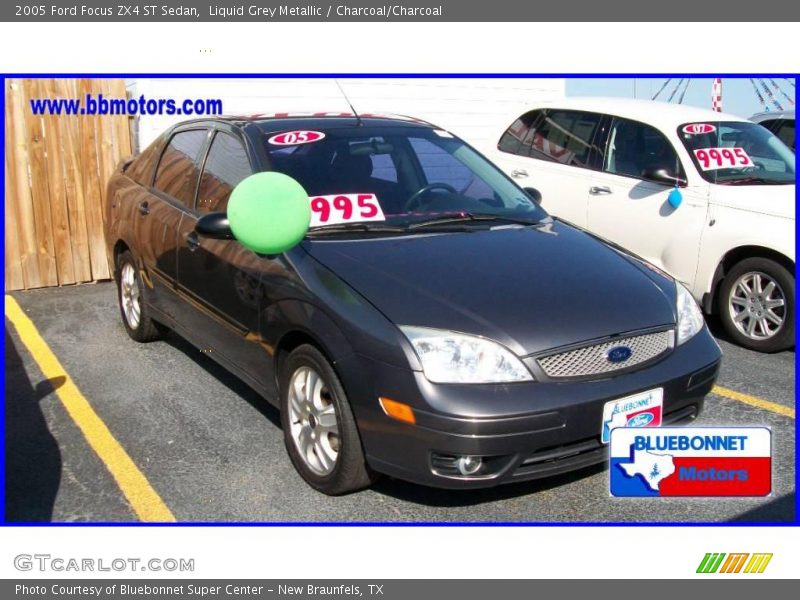 Liquid Grey Metallic / Charcoal/Charcoal 2005 Ford Focus ZX4 ST Sedan