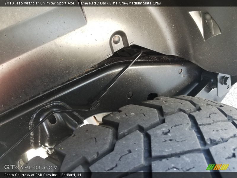 Flame Red / Dark Slate Gray/Medium Slate Gray 2010 Jeep Wrangler Unlimited Sport 4x4