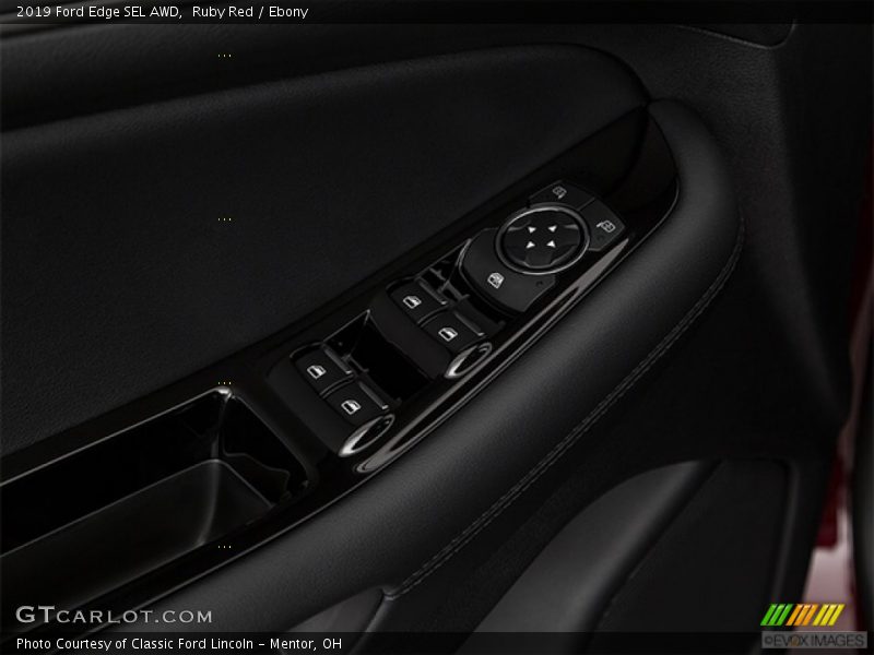 Ruby Red / Ebony 2019 Ford Edge SEL AWD