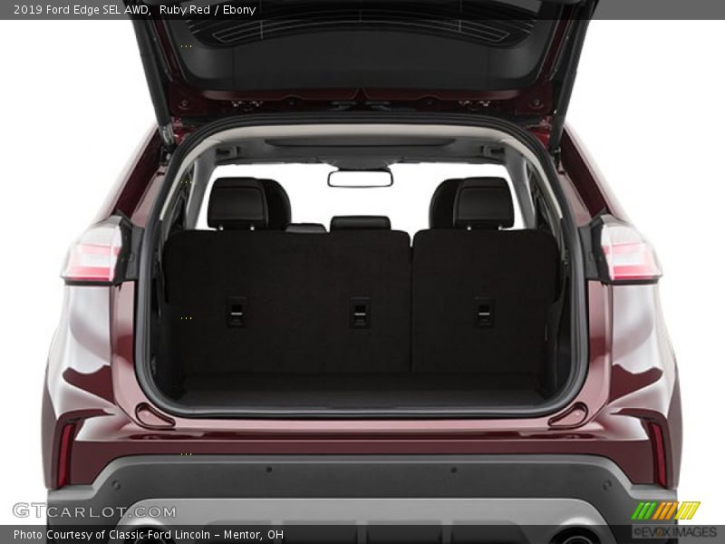 Ruby Red / Ebony 2019 Ford Edge SEL AWD