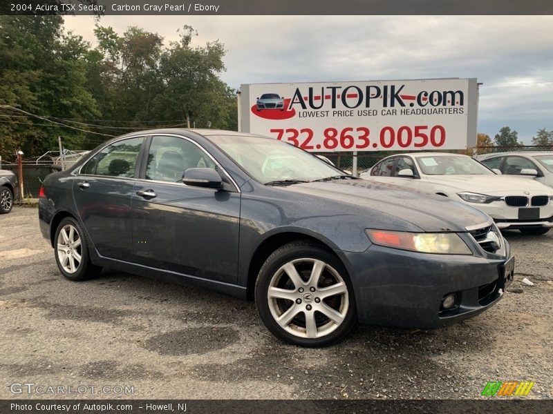 Carbon Gray Pearl / Ebony 2004 Acura TSX Sedan