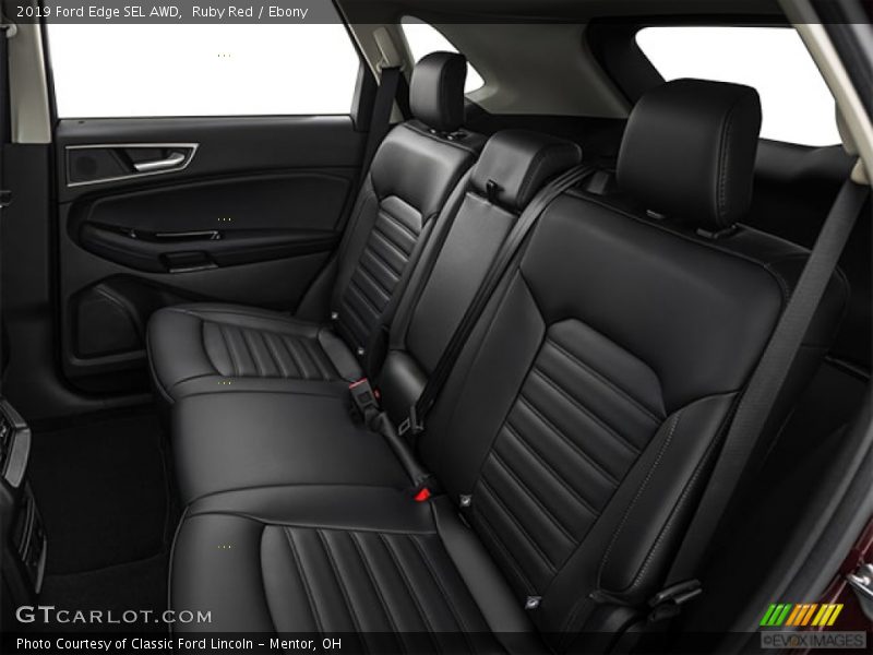 Ruby Red / Ebony 2019 Ford Edge SEL AWD