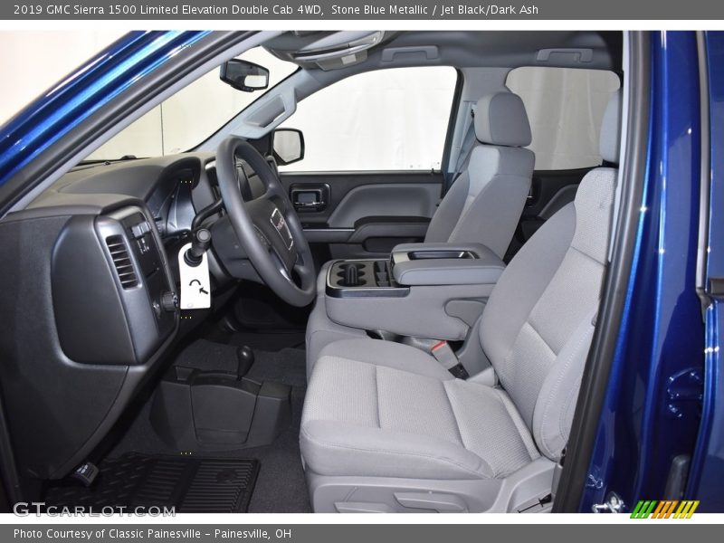 Stone Blue Metallic / Jet Black/Dark Ash 2019 GMC Sierra 1500 Limited Elevation Double Cab 4WD