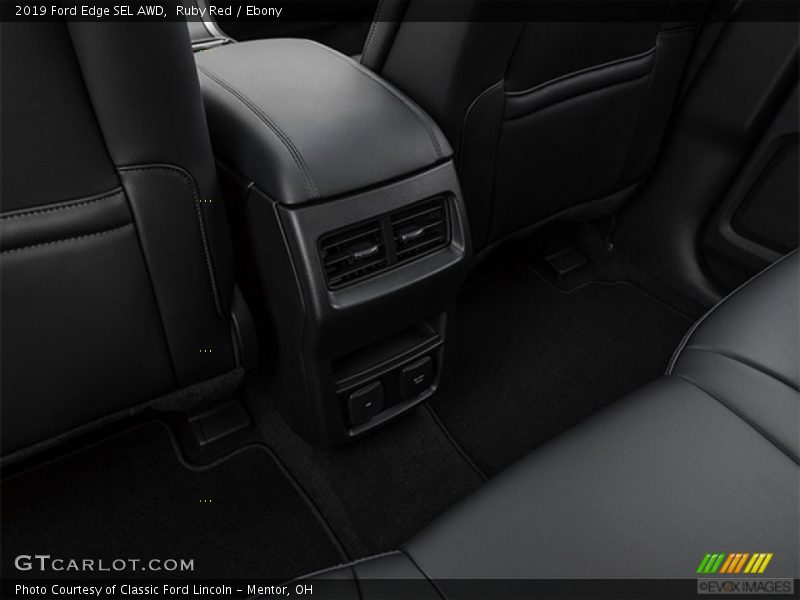Ruby Red / Ebony 2019 Ford Edge SEL AWD