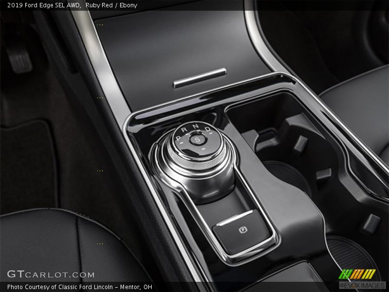 Ruby Red / Ebony 2019 Ford Edge SEL AWD