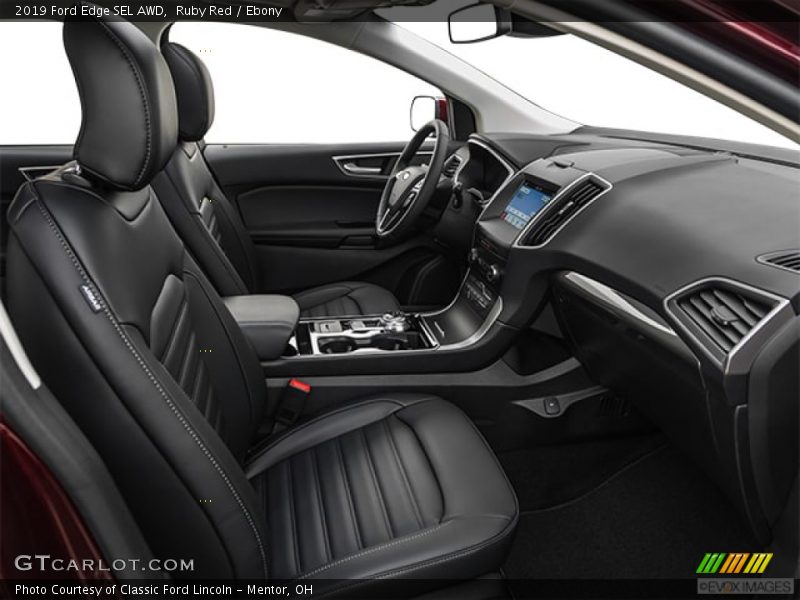 Ruby Red / Ebony 2019 Ford Edge SEL AWD