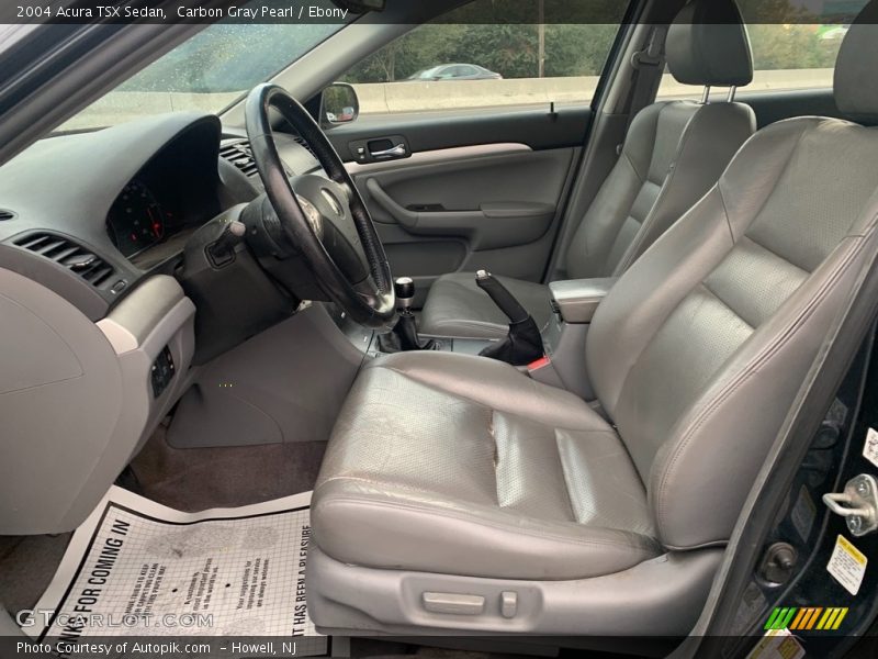 Carbon Gray Pearl / Ebony 2004 Acura TSX Sedan