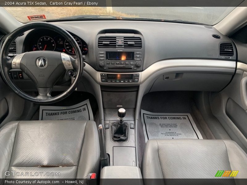 Carbon Gray Pearl / Ebony 2004 Acura TSX Sedan